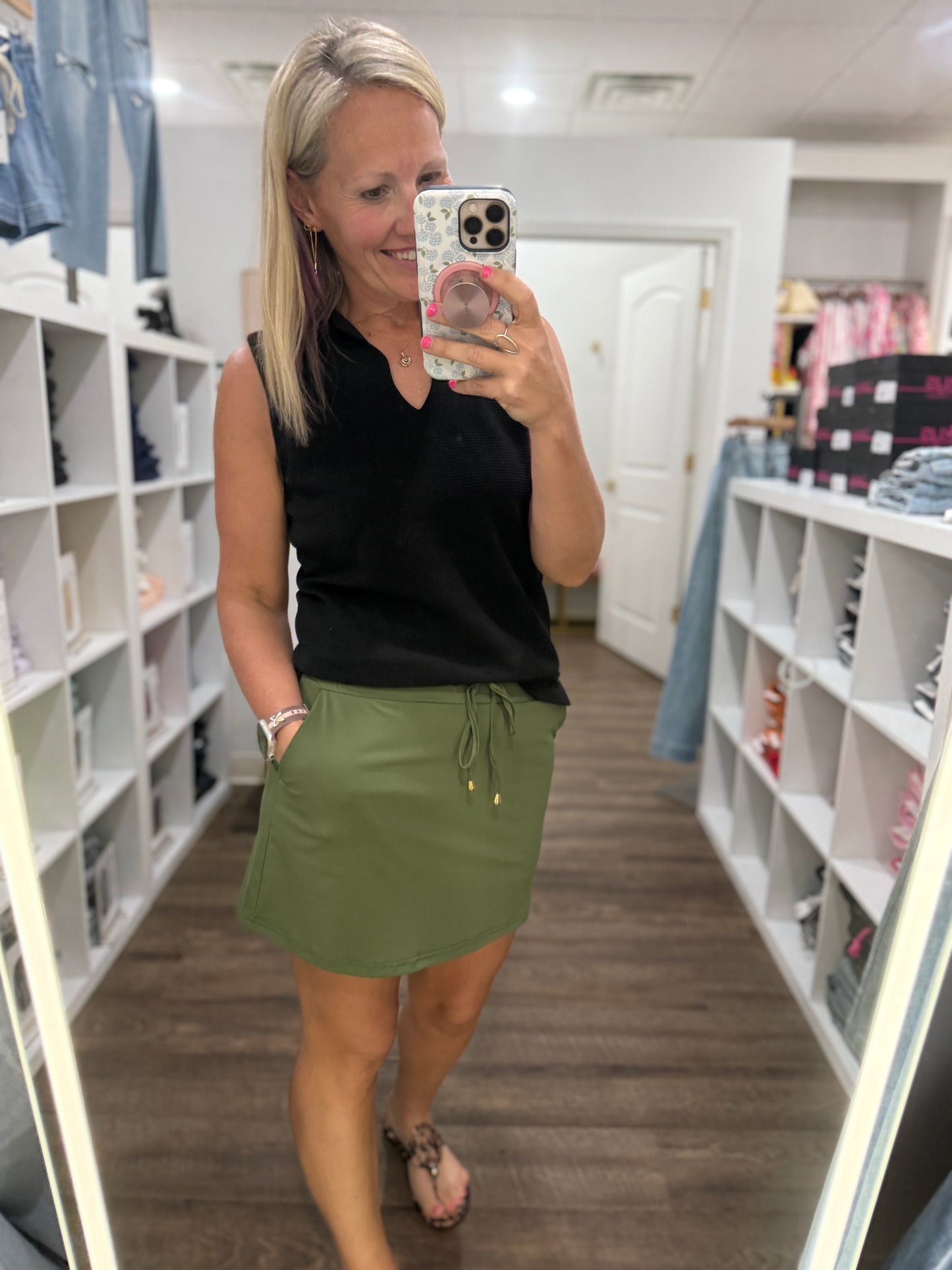 Olive Skort