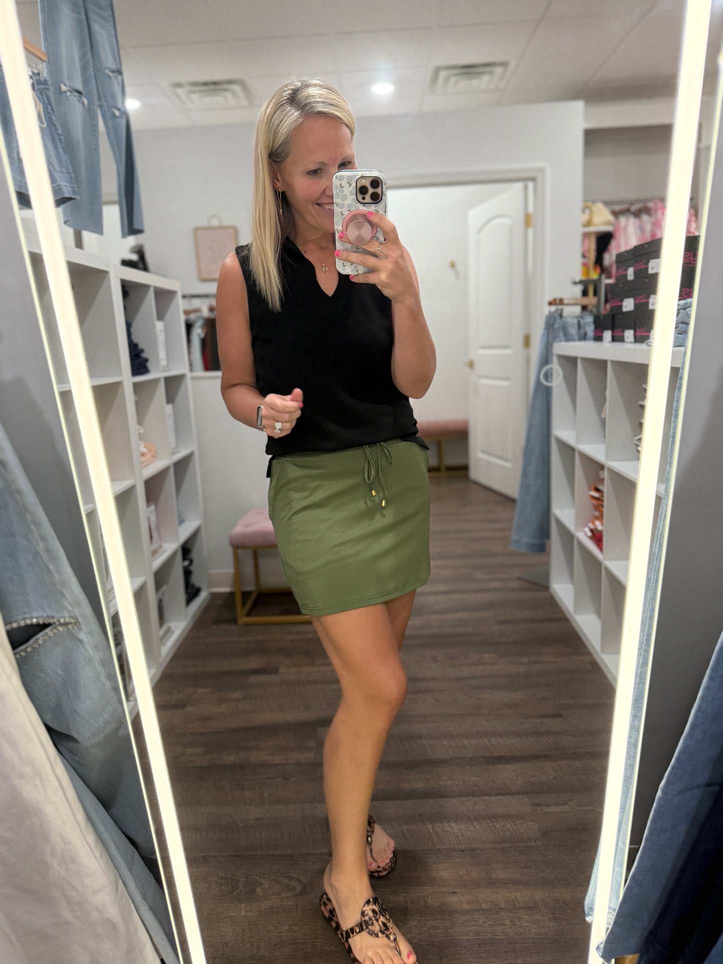 Olive Skort
