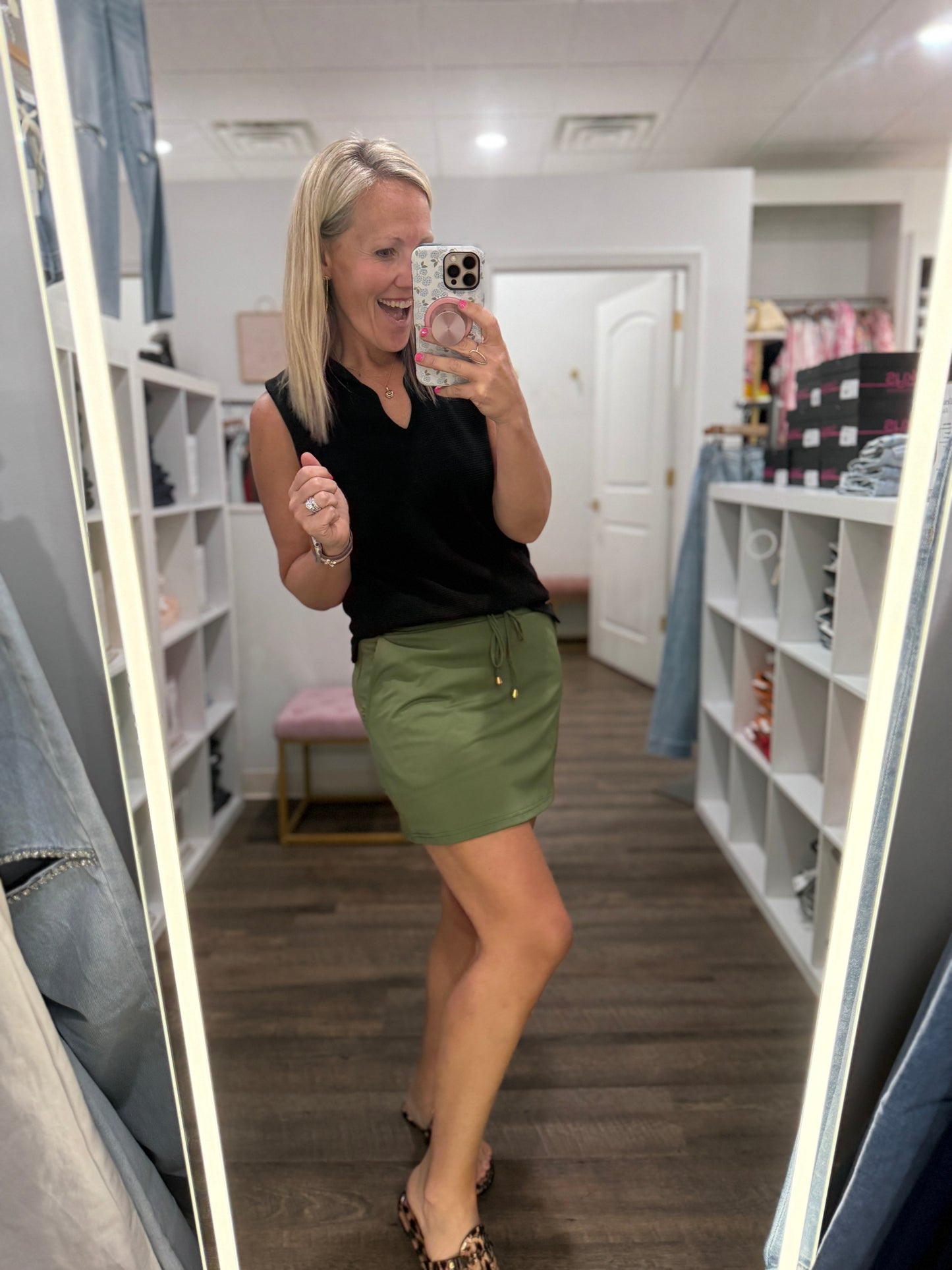 Olive Skort