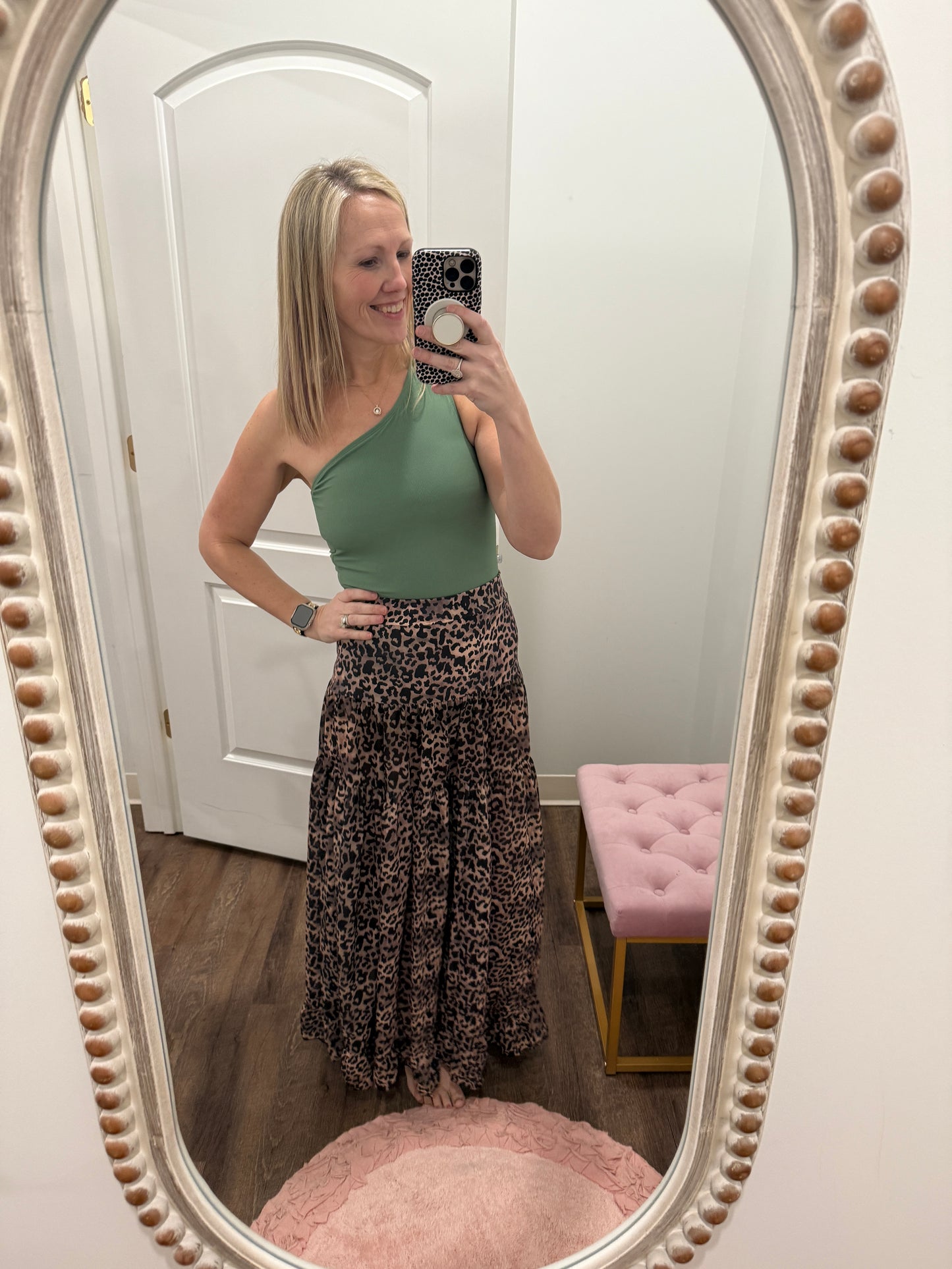 Seaside Chic Ribbed Swim Suit