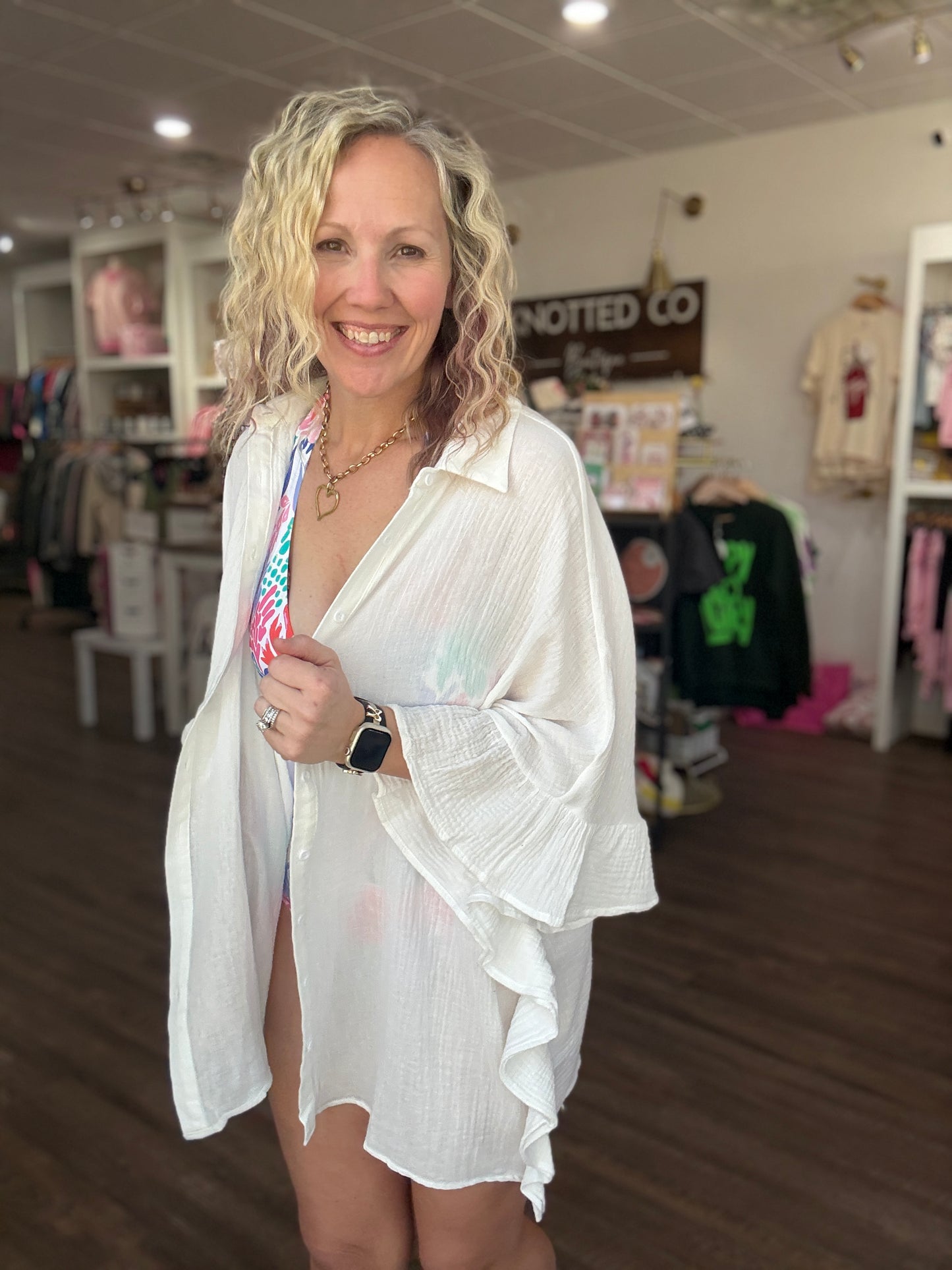 Hello Beach Coverup