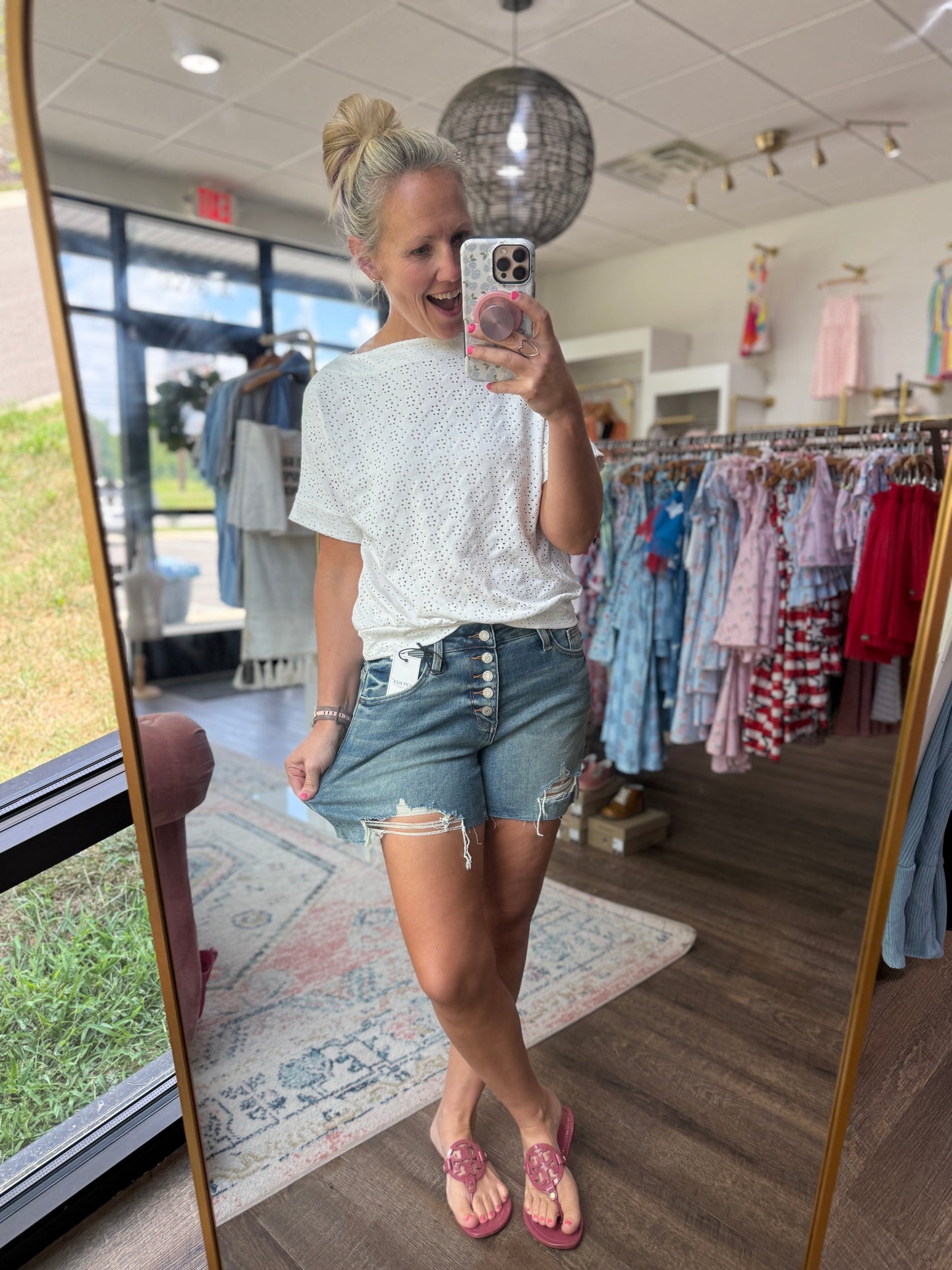 JB Button Fly Destroy Short