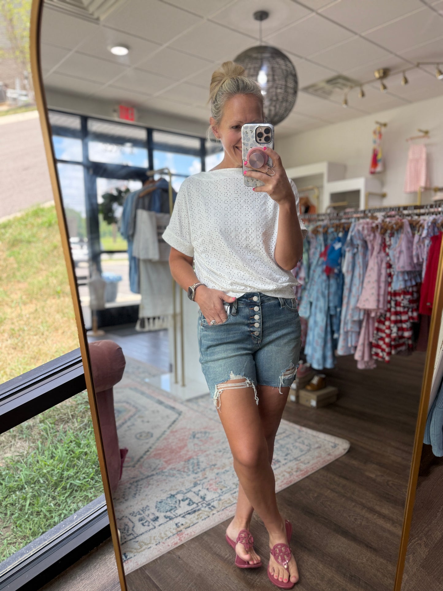 JB Button Fly Destroy Short