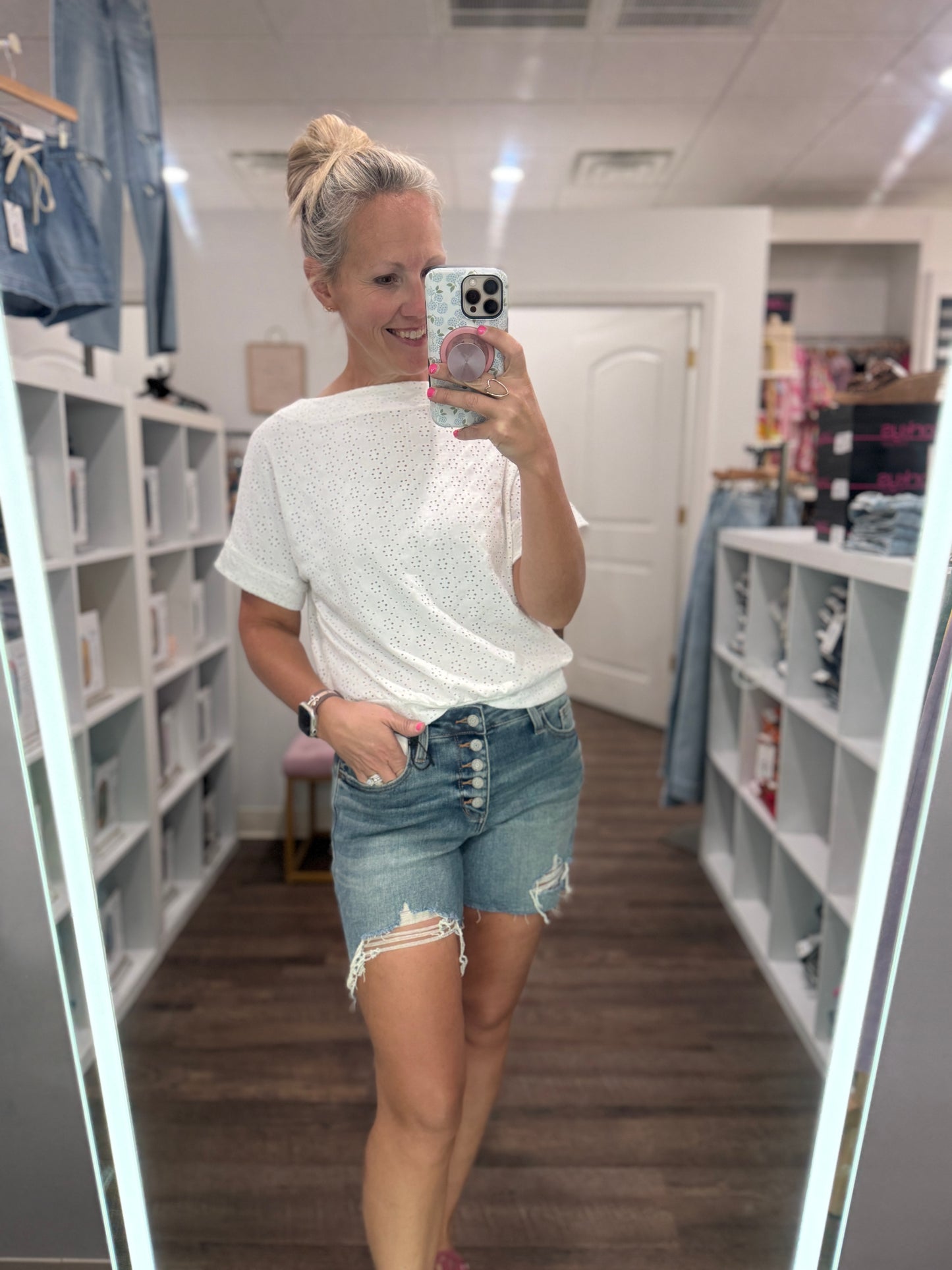 JB Button Fly Destroy Short