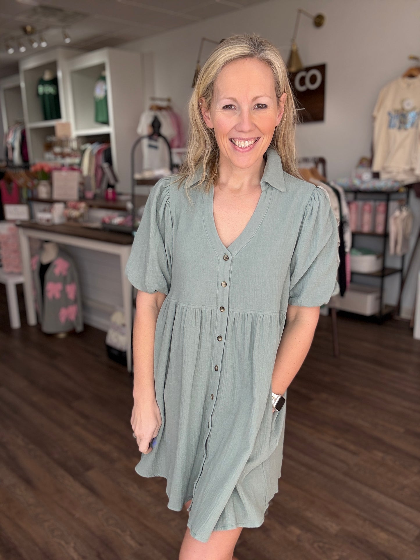 Mint Charm Dress