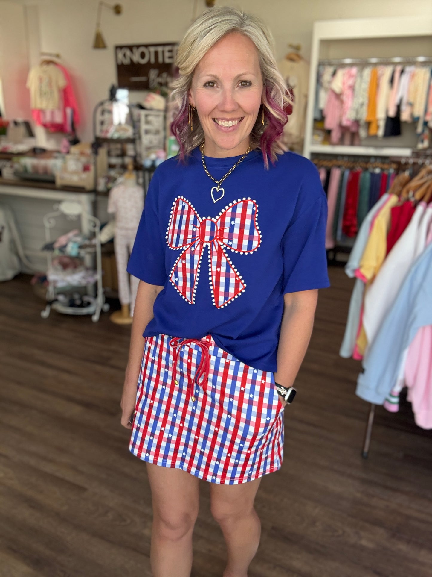 Gingham Glory Top