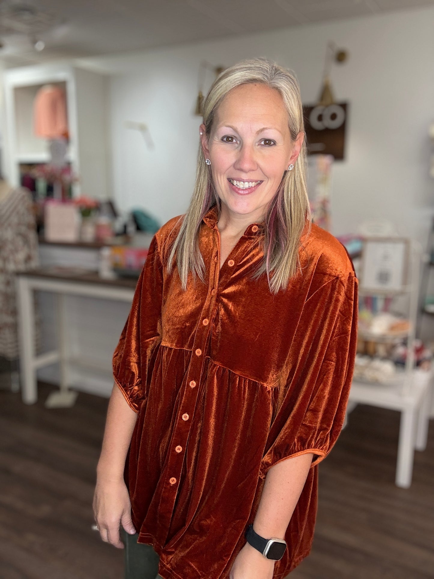 Maple Velvet Tunic (S)