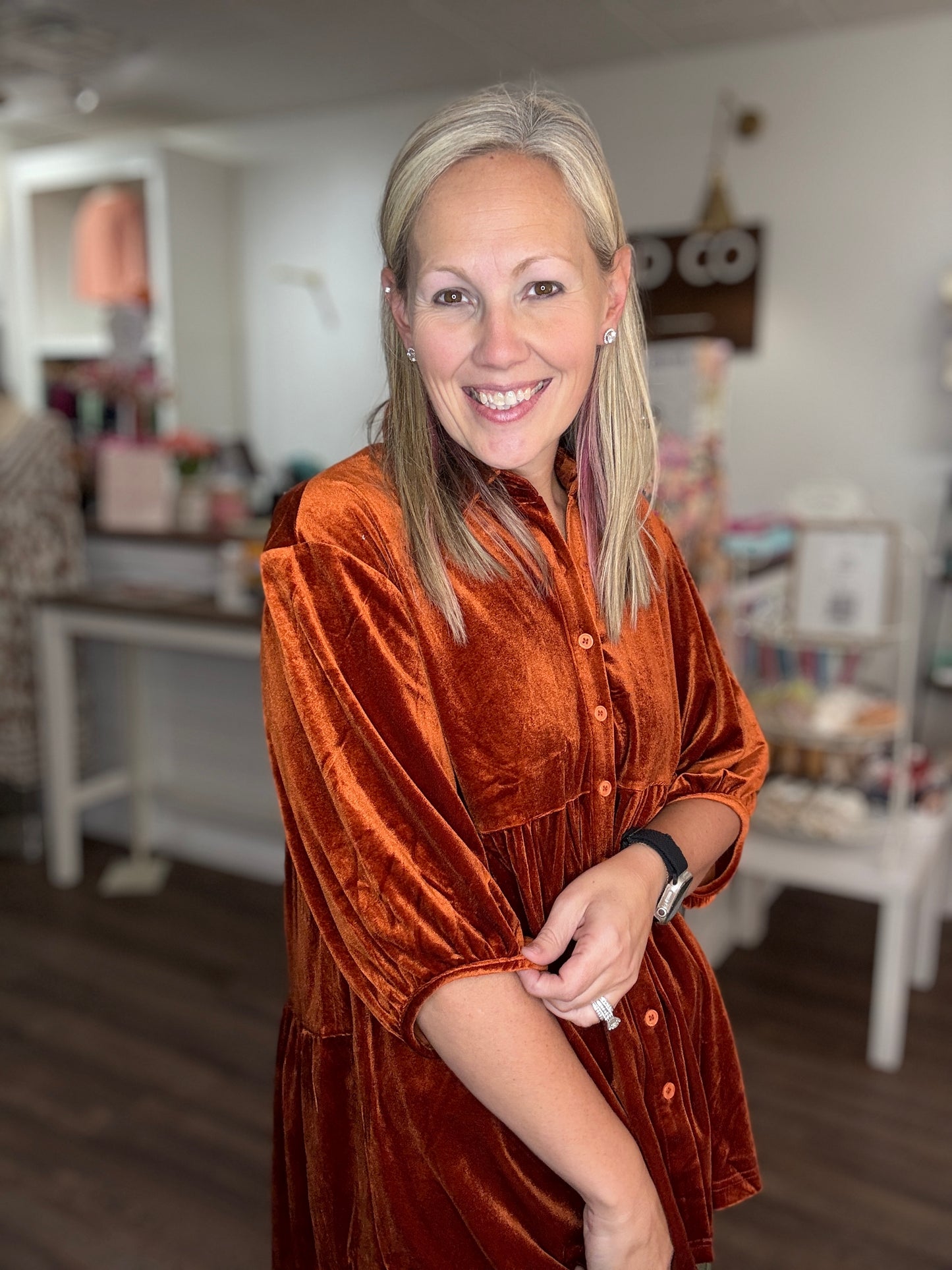Maple Velvet Tunic (S)