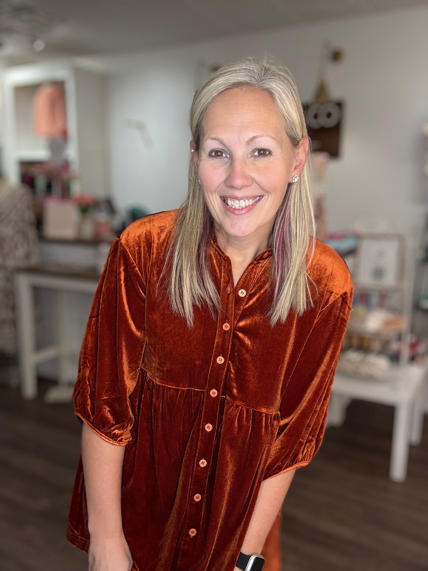 Maple Velvet Tunic (S)