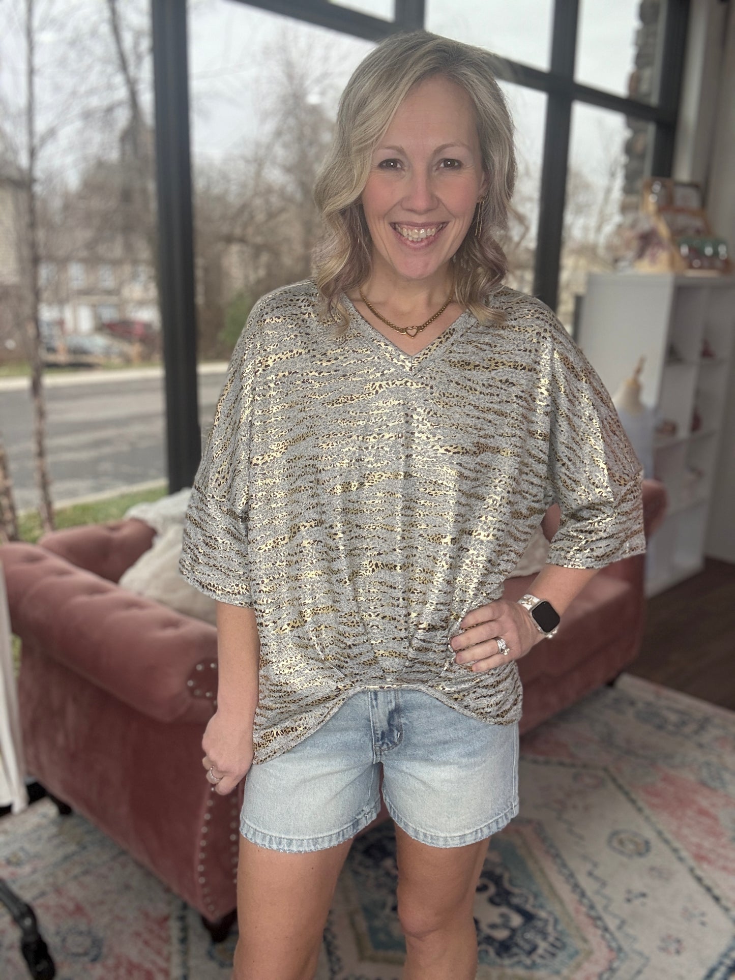Wild Leopard Top
