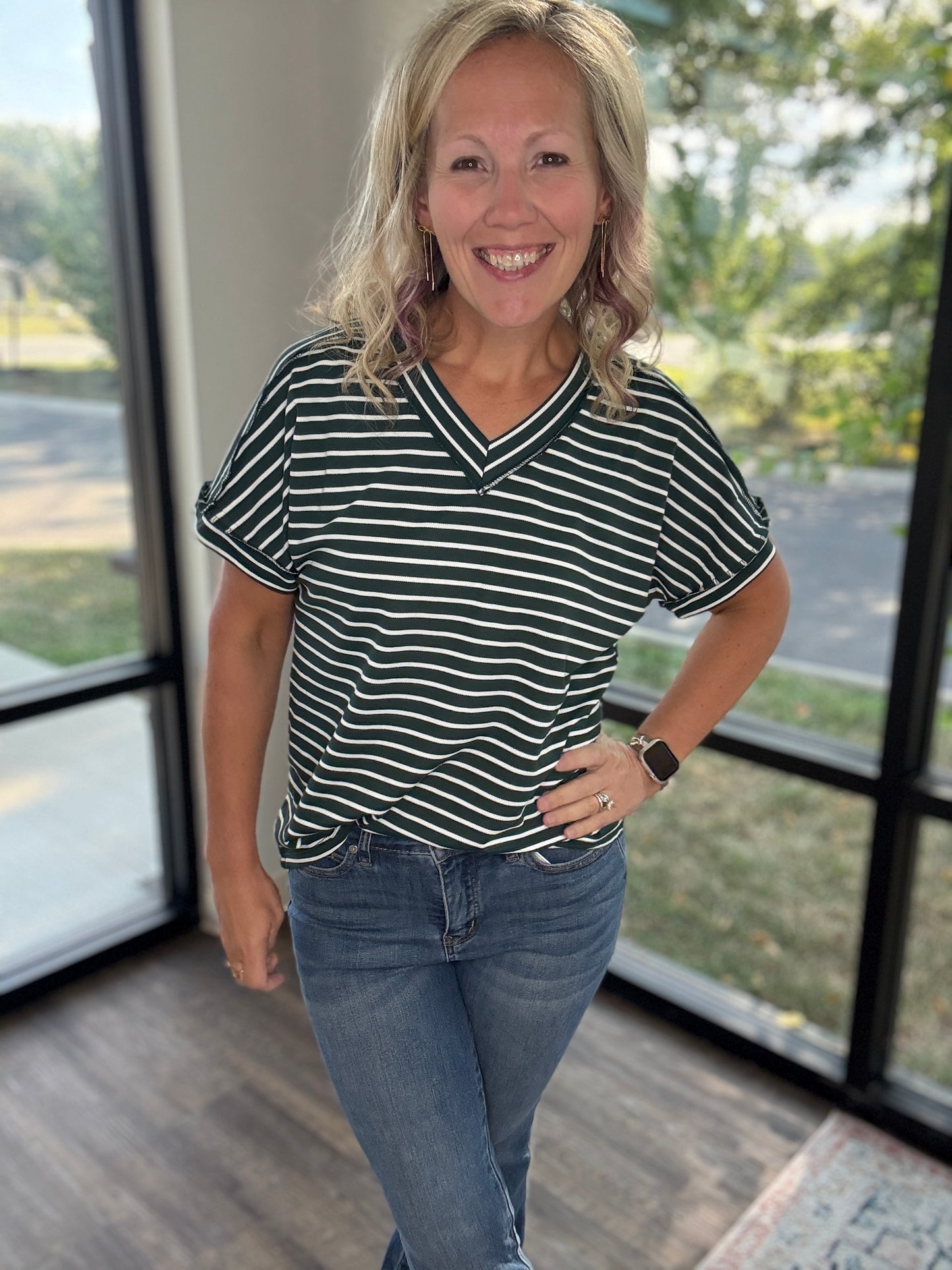 The Lucy Stripe Top