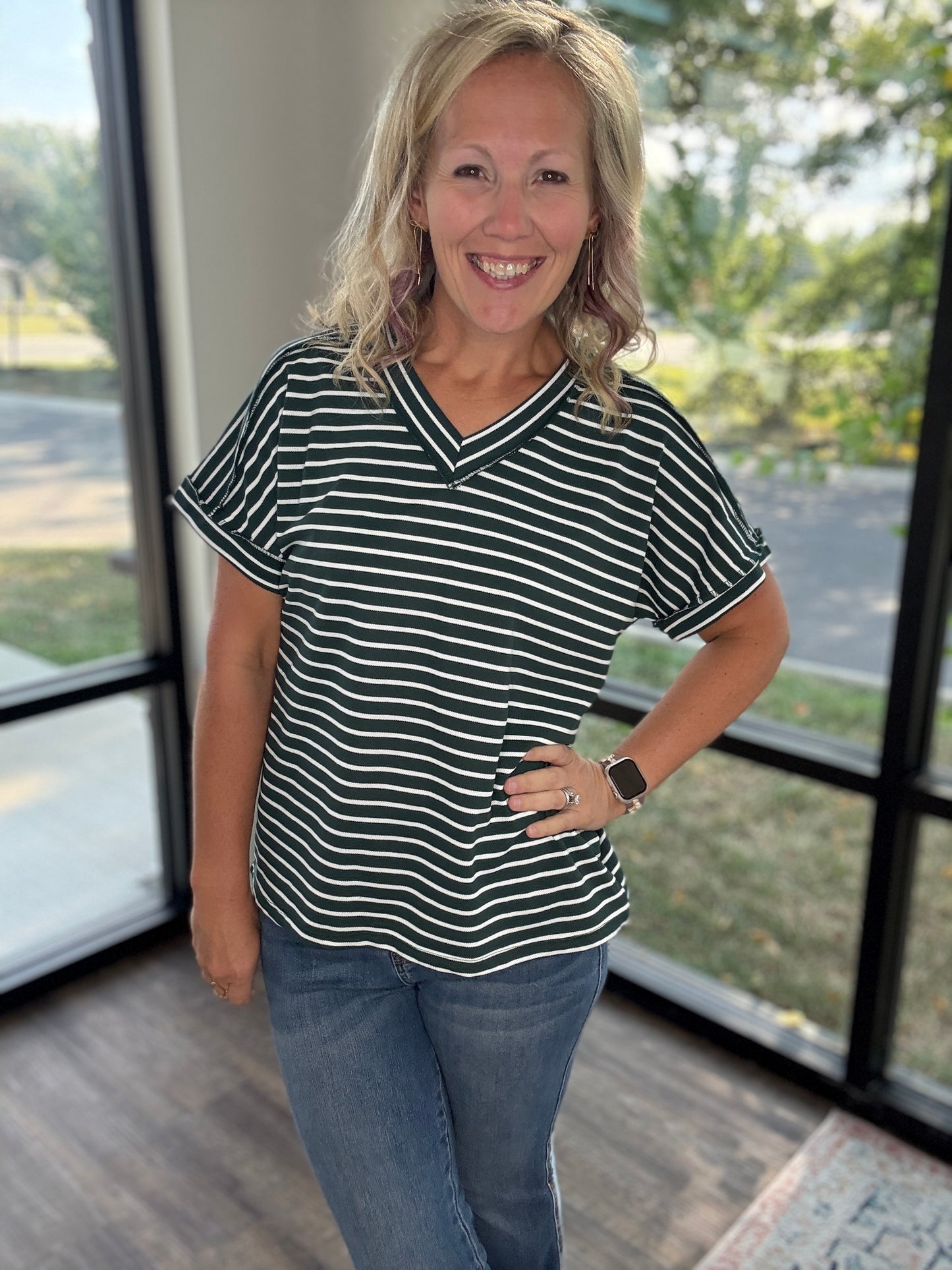 The Lucy Stripe Top