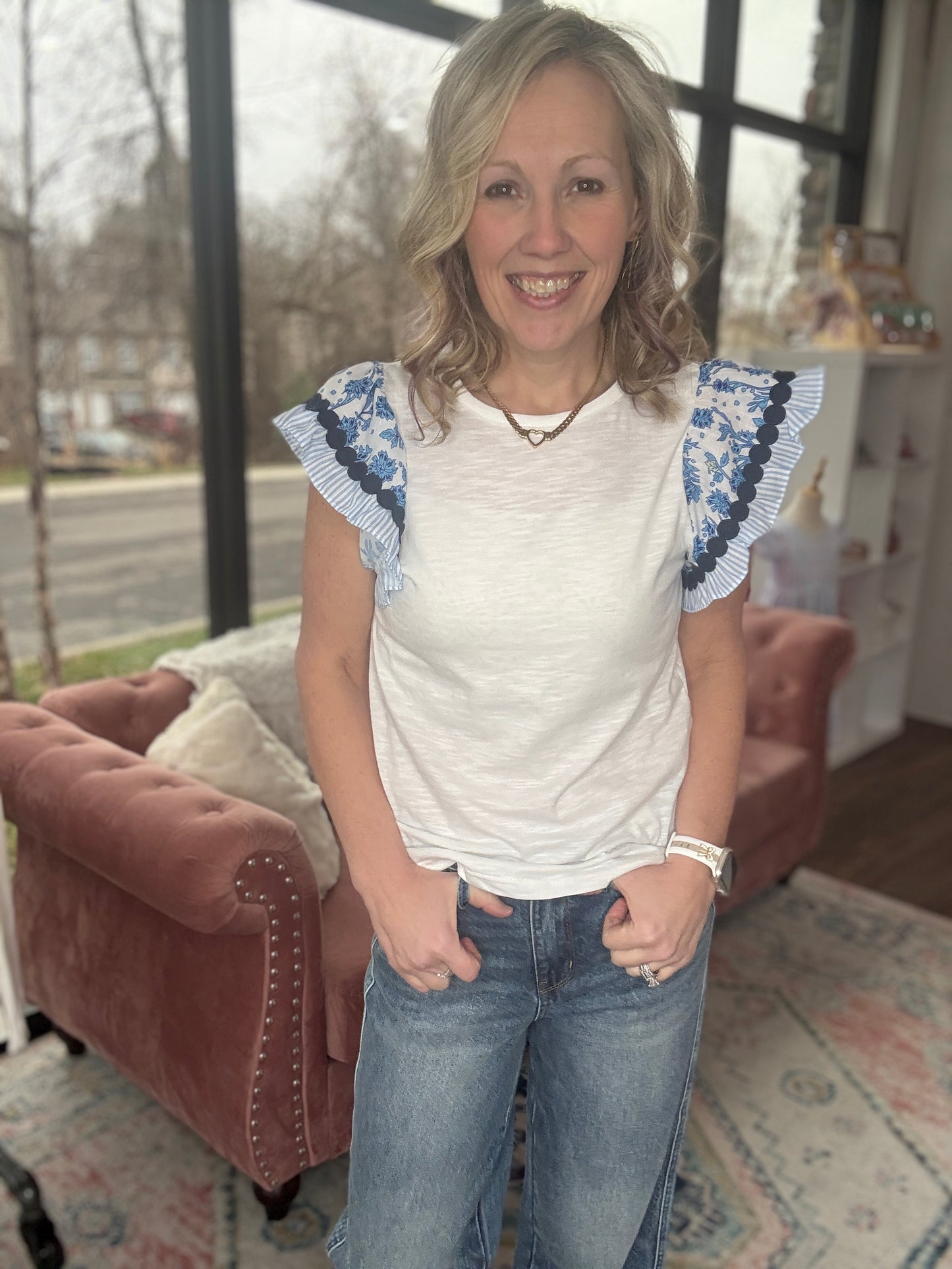 Floral Flair Top