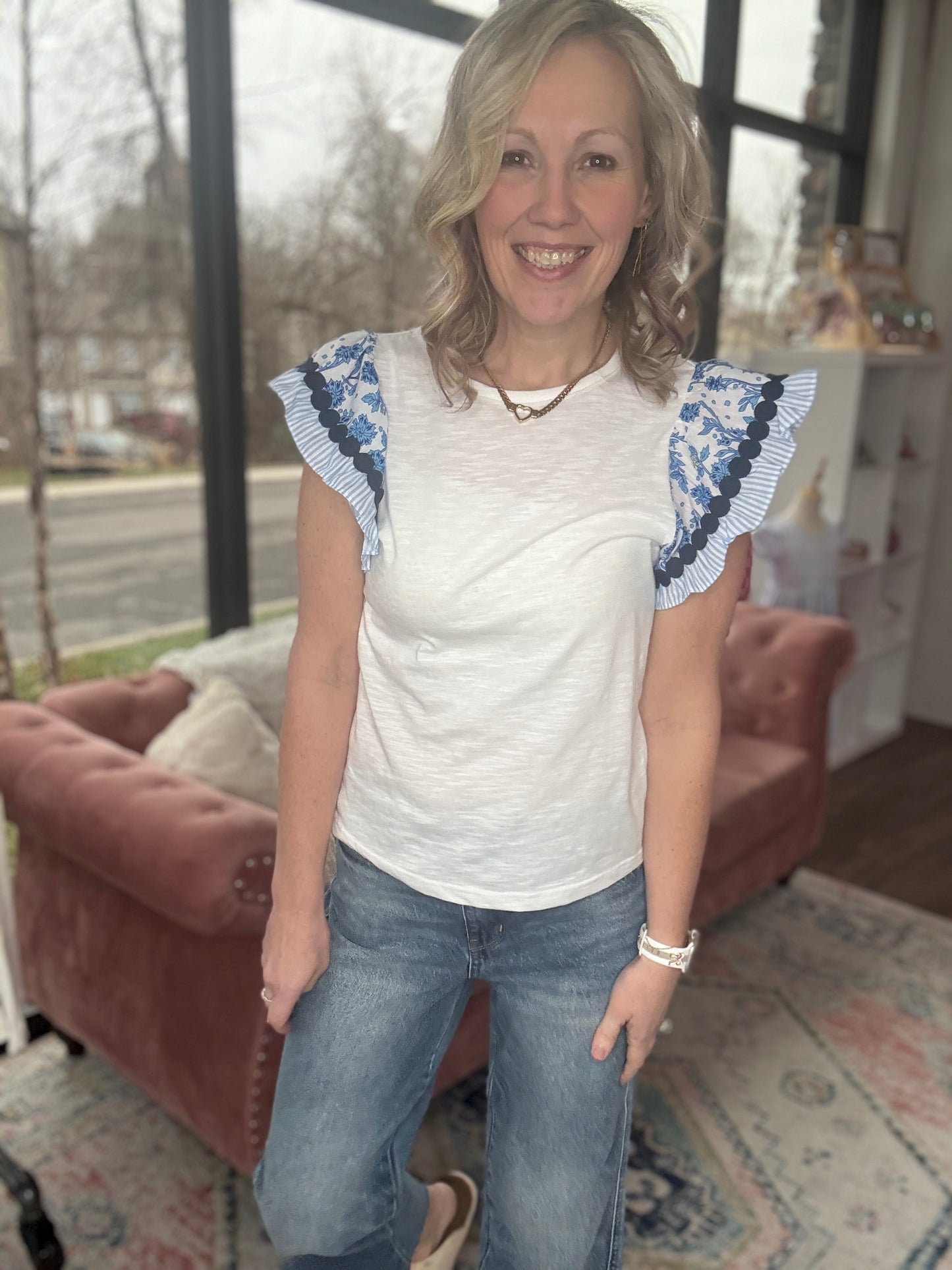 Floral Flair Top
