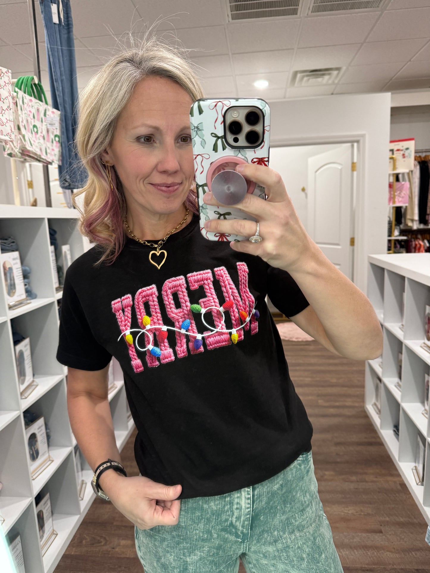 Merry & Bright Yarn Tee