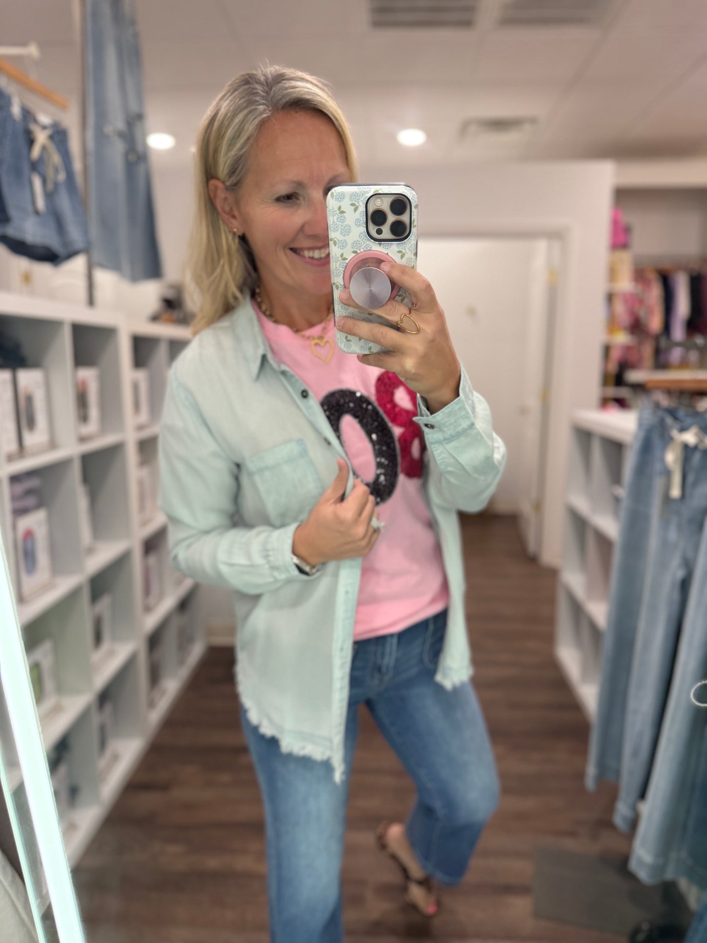 Shameless Chambray Button Up