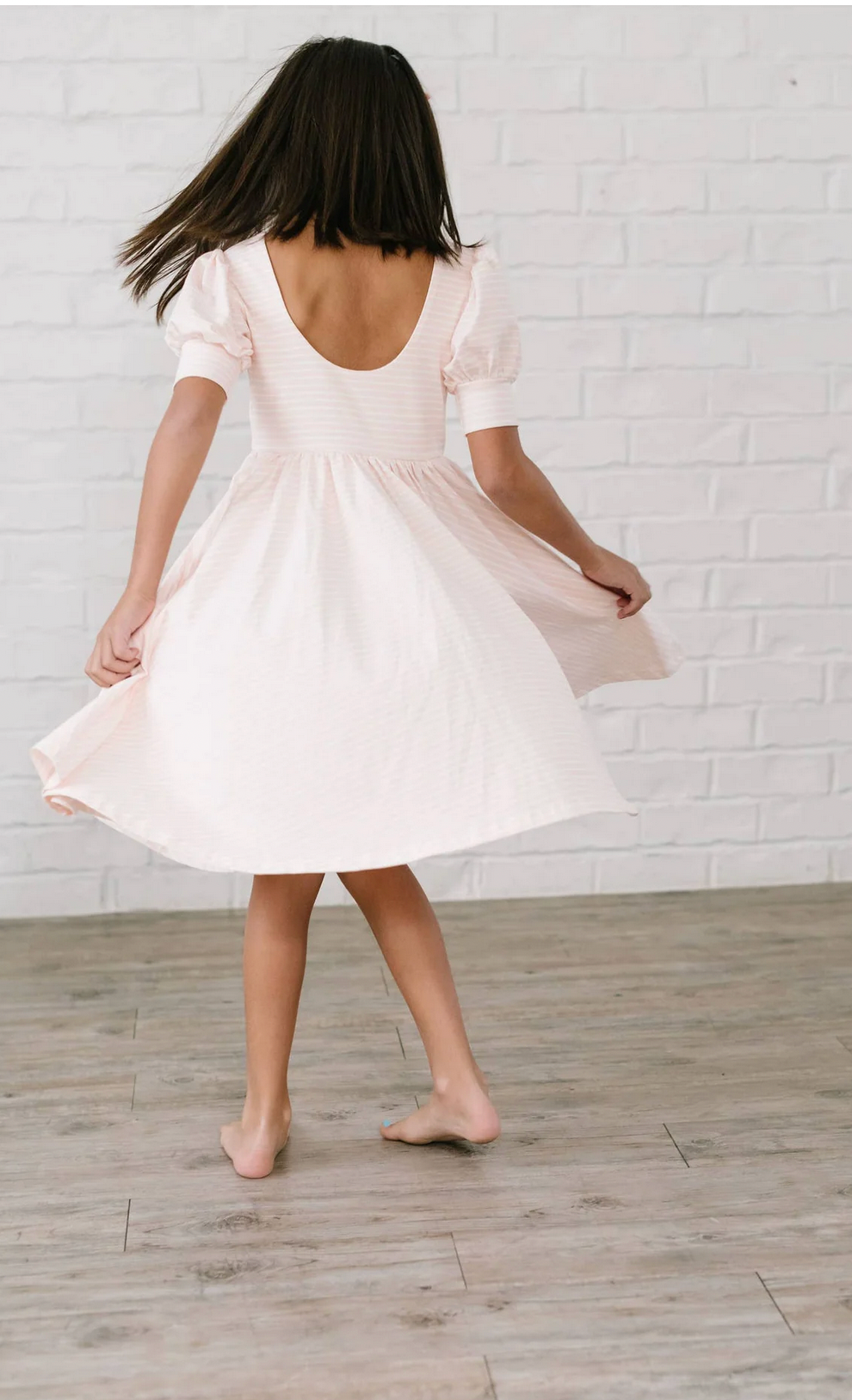 Candy Stripe Twirl Dress (12/18, 18/24, 2,4)