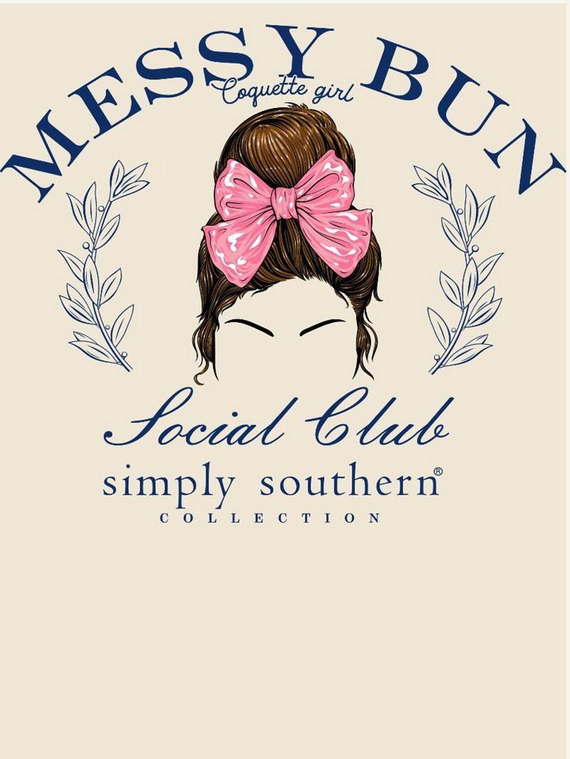 Messy Bun Tee (M & 2XL)