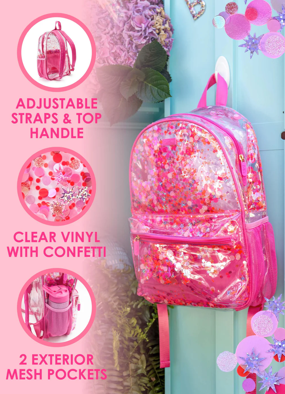 📚🎒 Sweet Tart Confetti Backpack