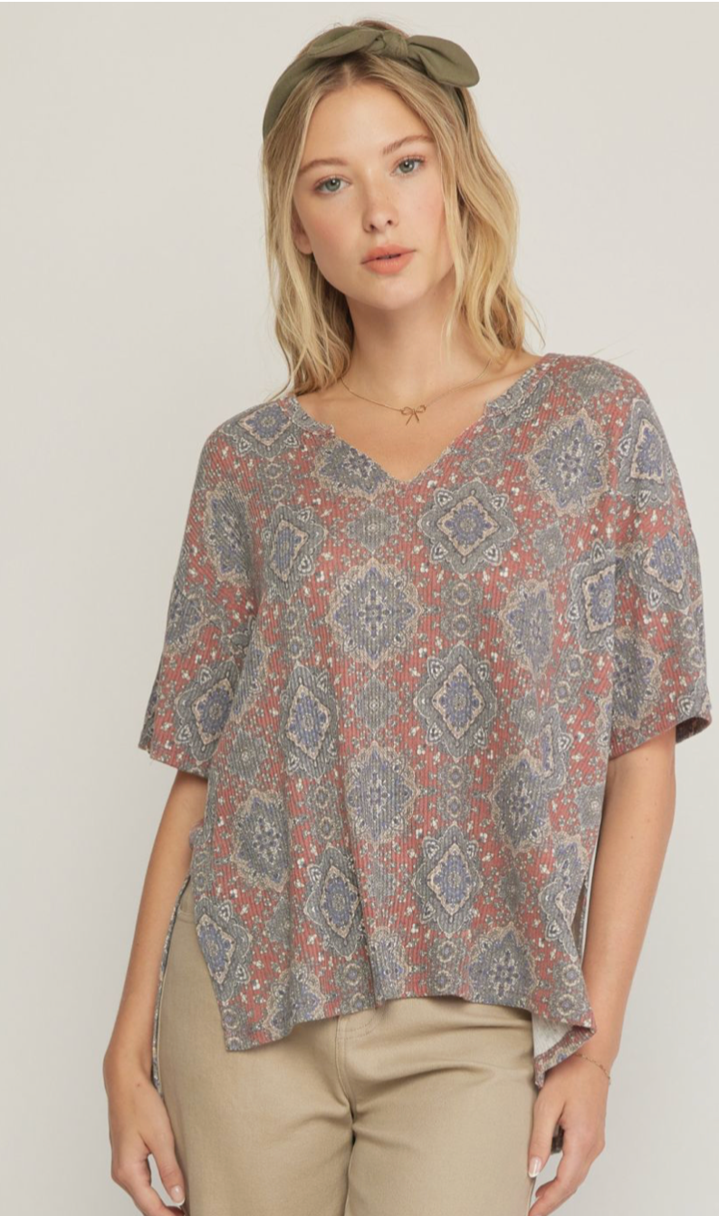 Merlot Medallion Top (S,M,L)