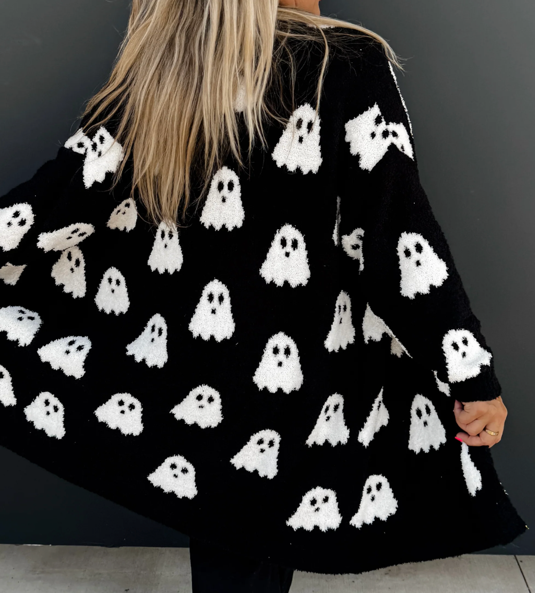 Ghost Reversible Cloud Cardigan