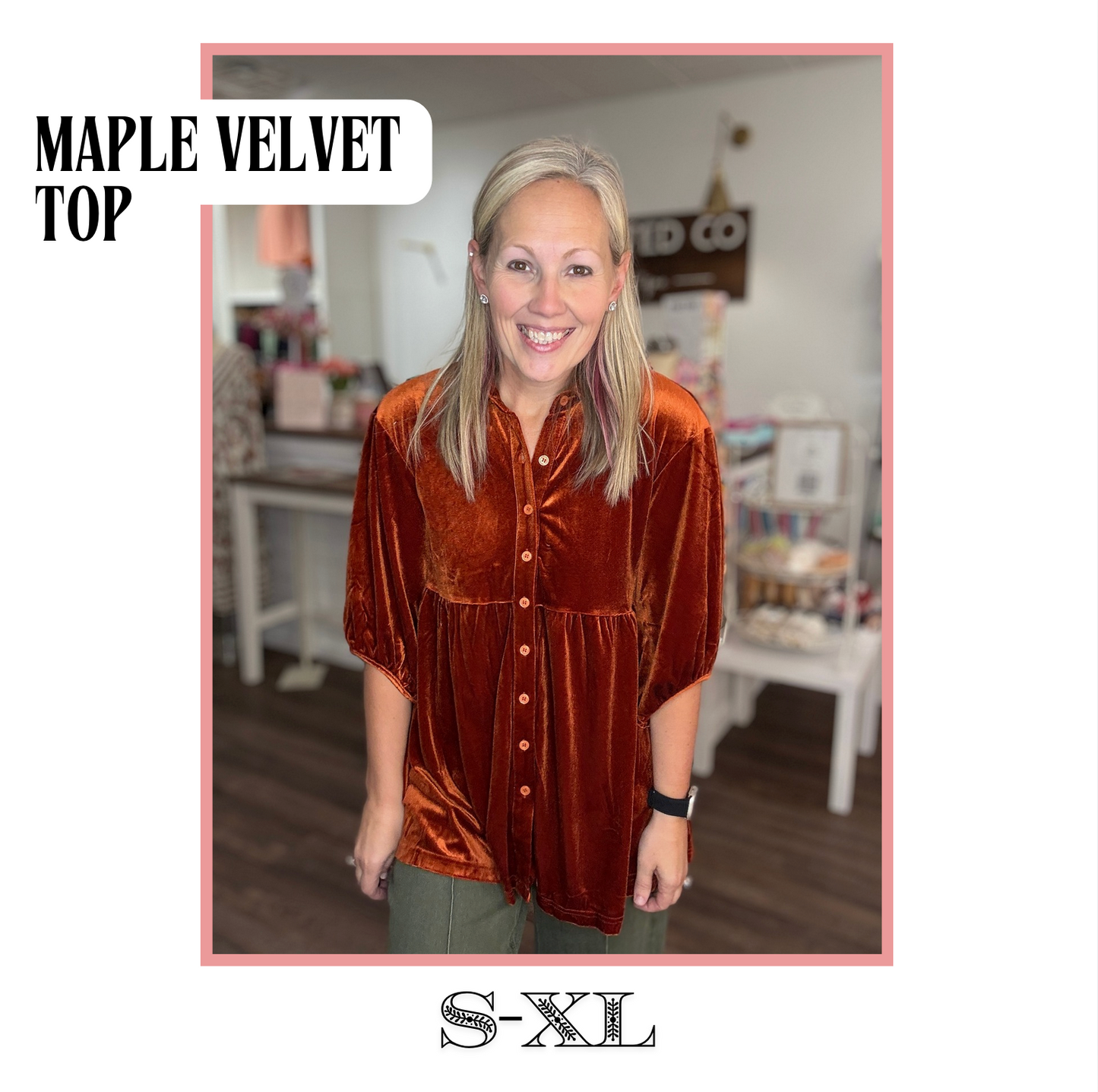 Maple Velvet Tunic (S)