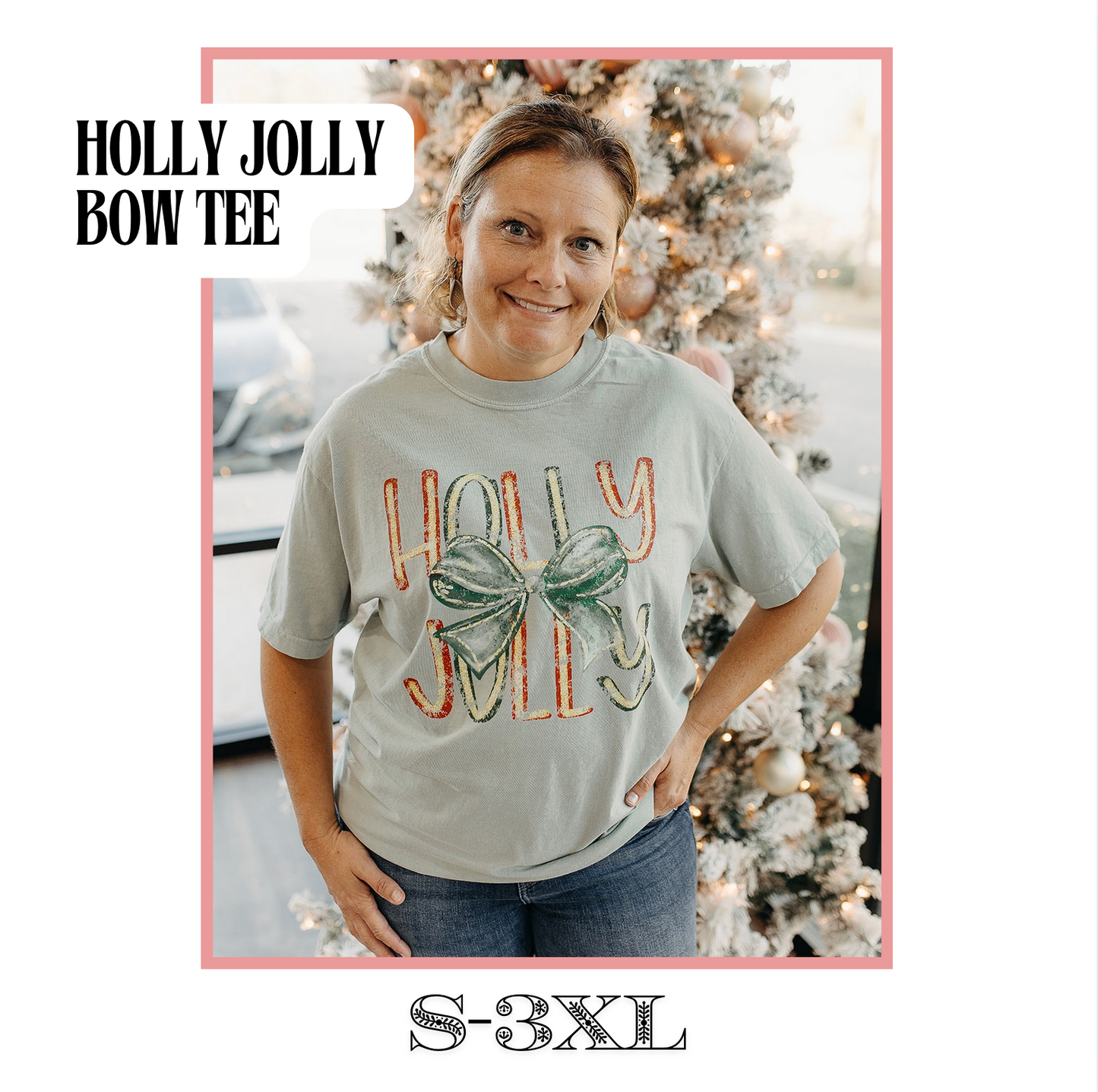 Holly Jolly Bow Tee