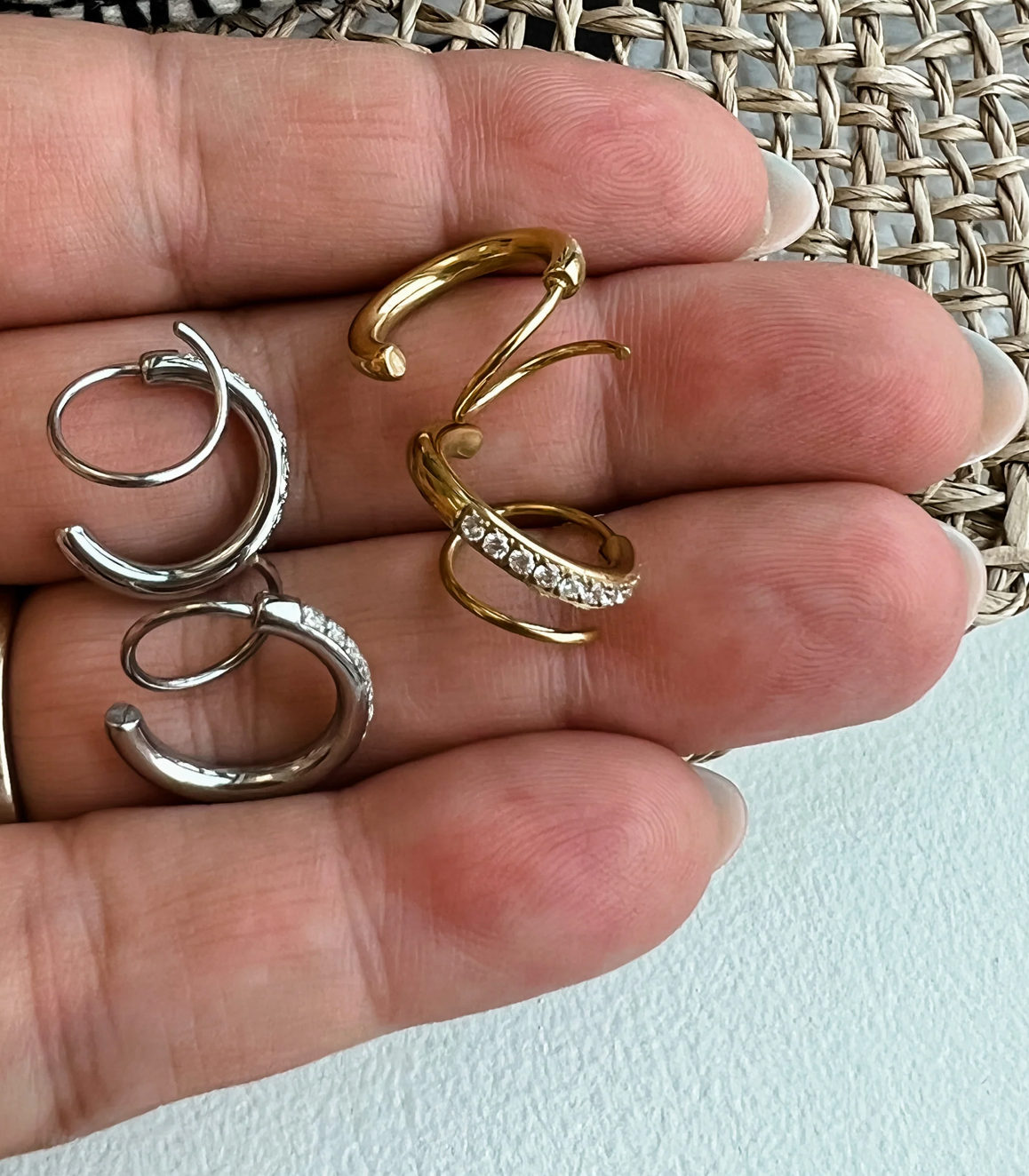 Double Hoop Earrings