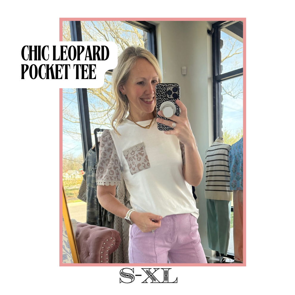 Chic Leopard Pocket Tee