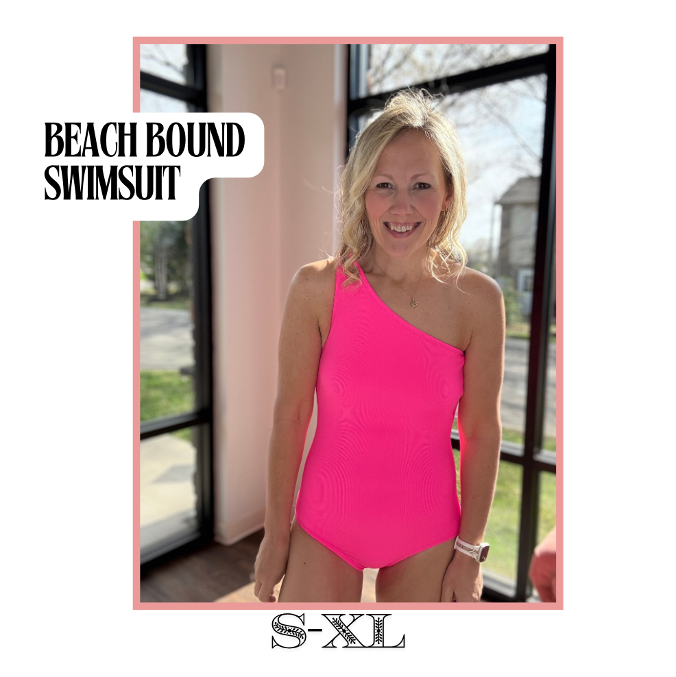 Beach Bound Swimsuit-Pink