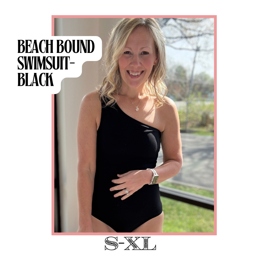 Beach Bound Swimsuit-Black