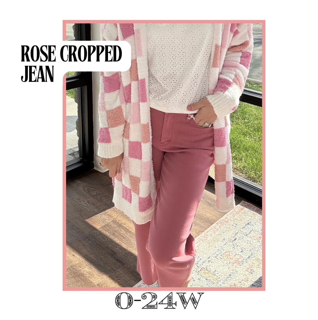 JB Rose Cropped Jean