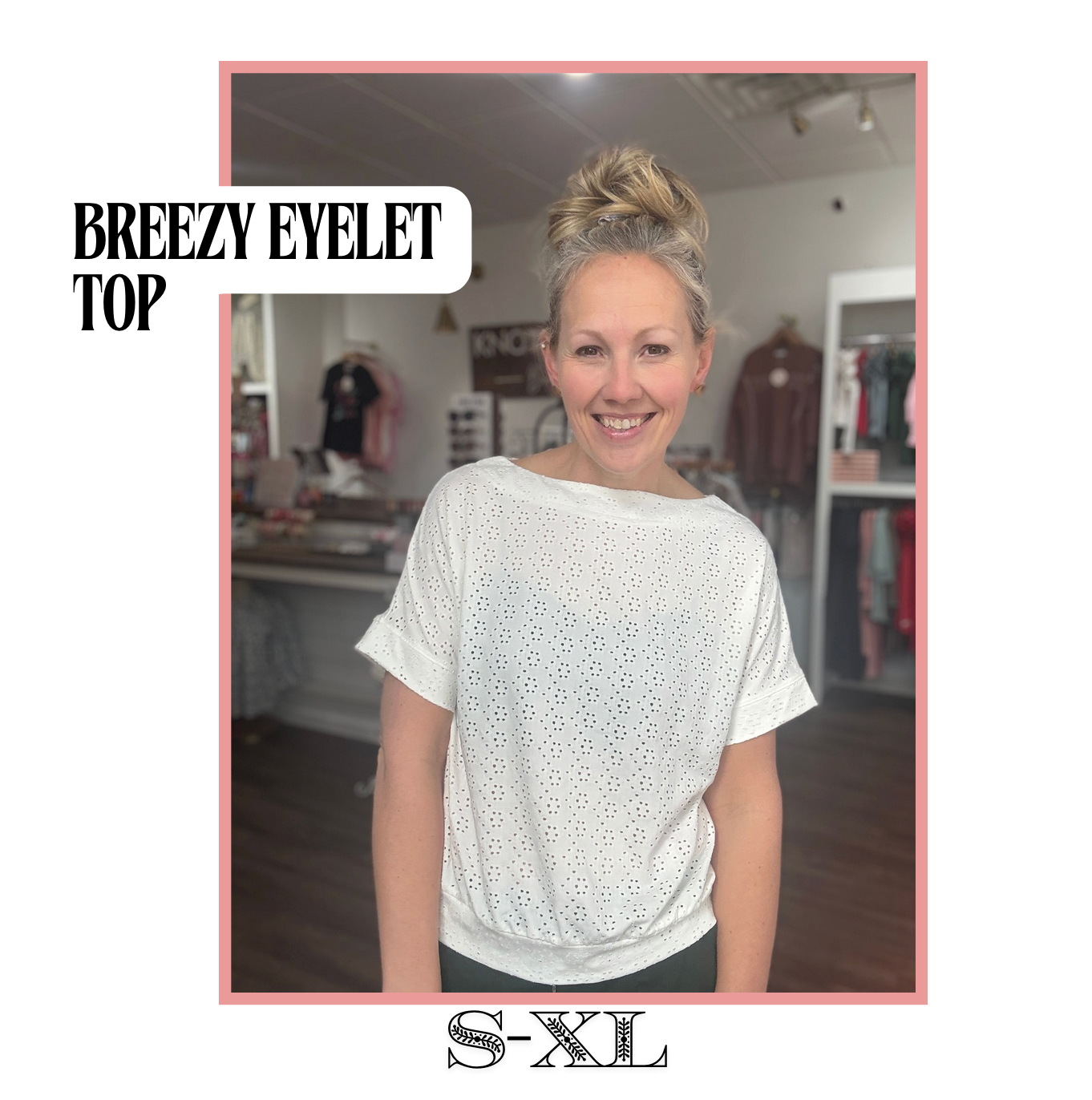 Breezy Eyelet Top