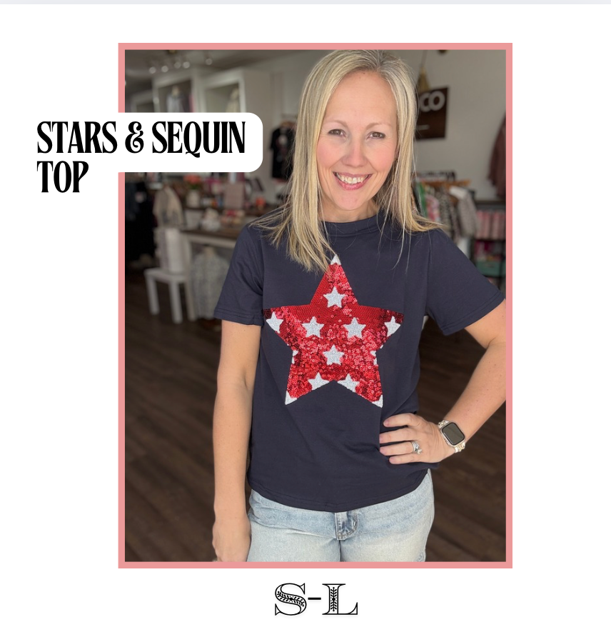 Stars And Sparklers Top