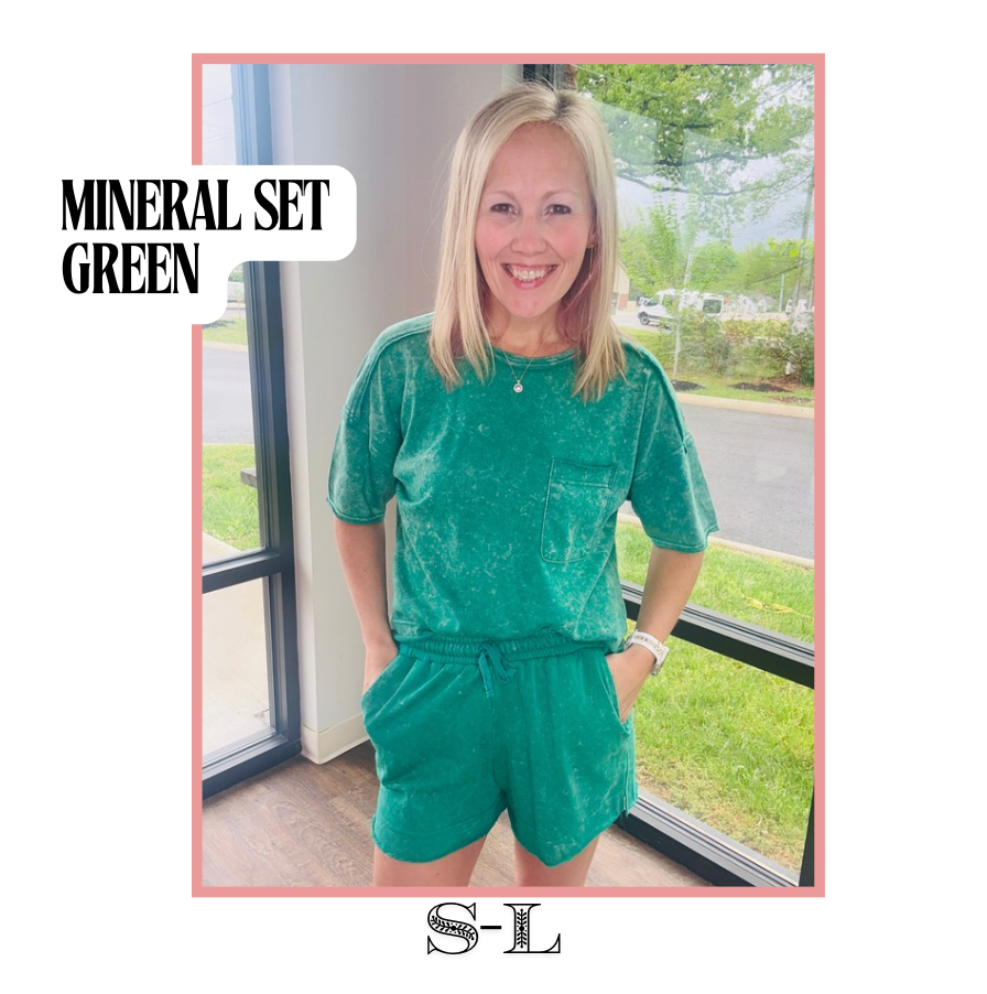 Mineral Wash Set- Green