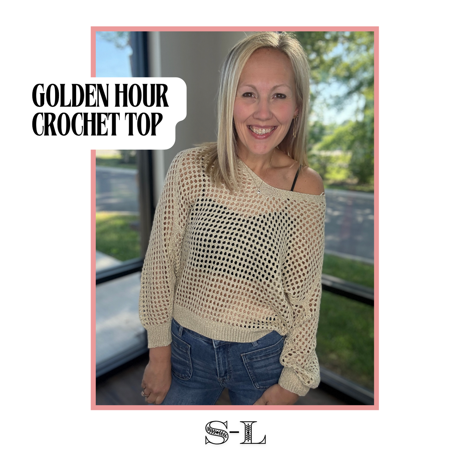 Golden Hour Crochet Top