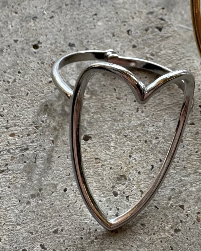 Heart Ring-Silver