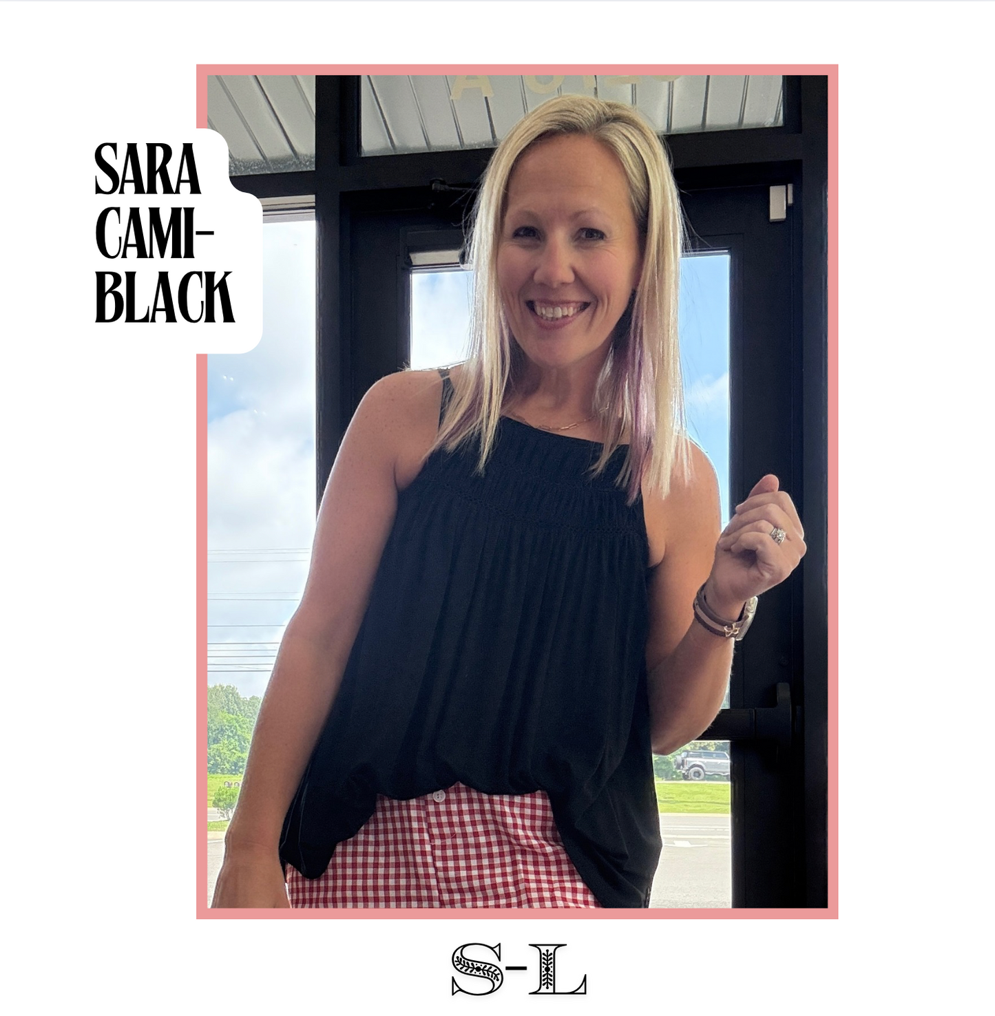 The Sara Cami- Black