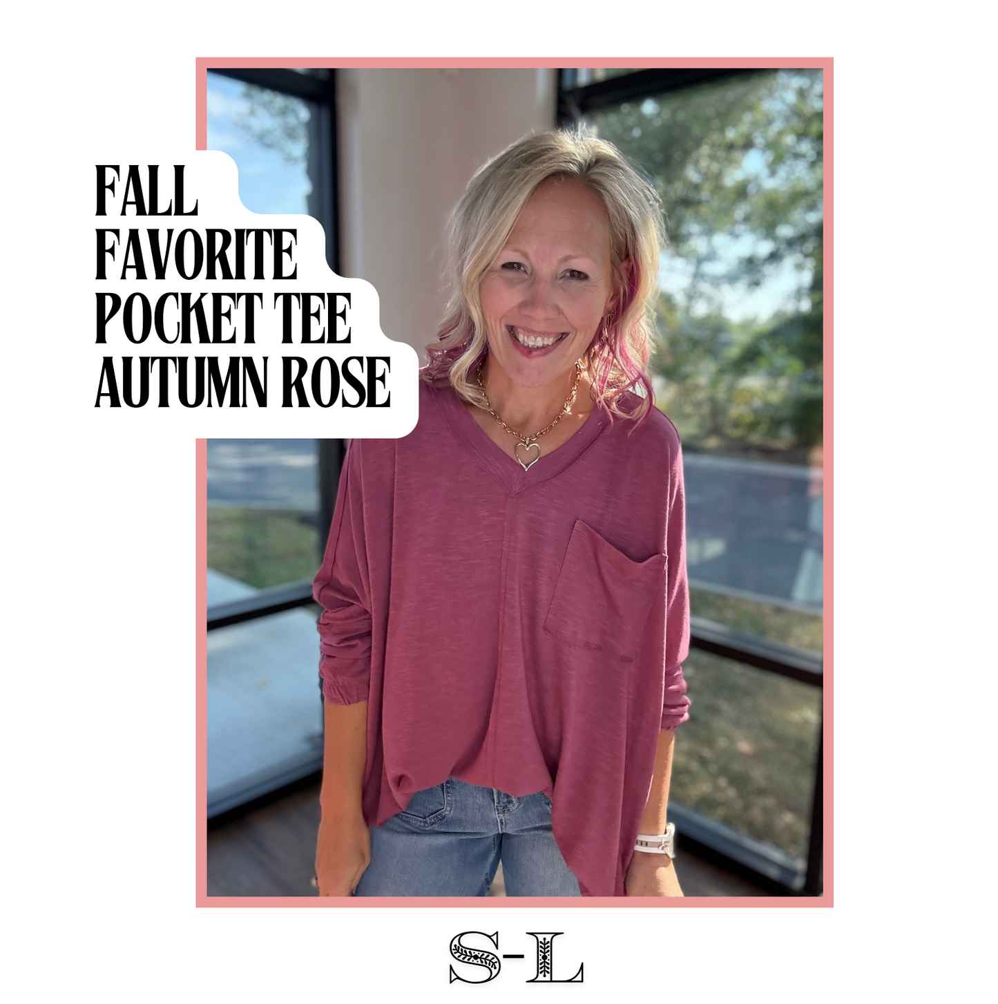 Fall Favorite Tee- Autumn Rose