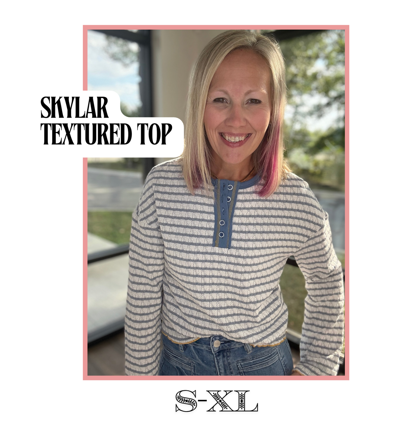 Skylar Textured Top