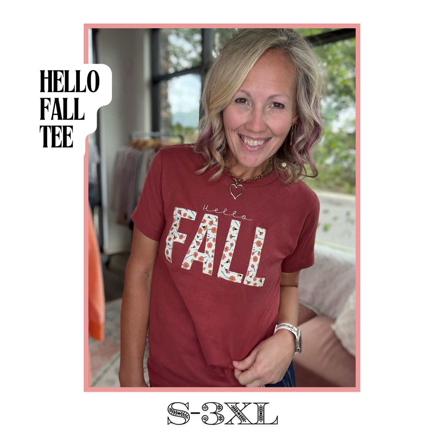 Hello Fall Applique Tee