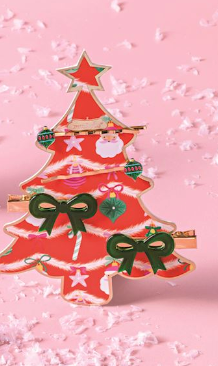 Holiday Bow Hair Clips