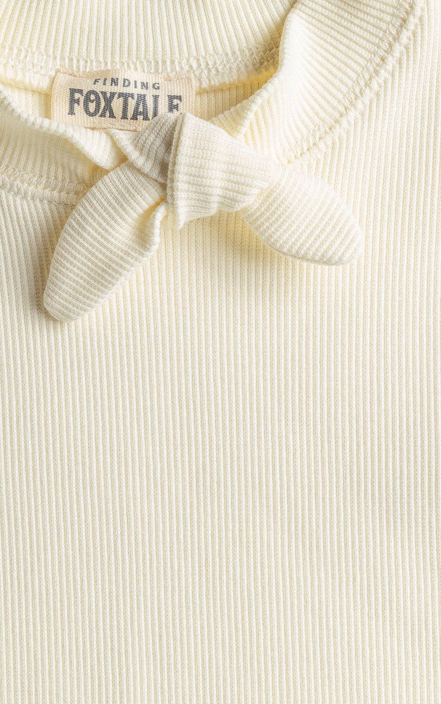 Vanilla Cream Tie Top