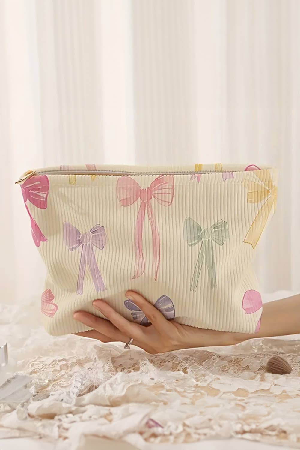 Bow Zipper Pouch