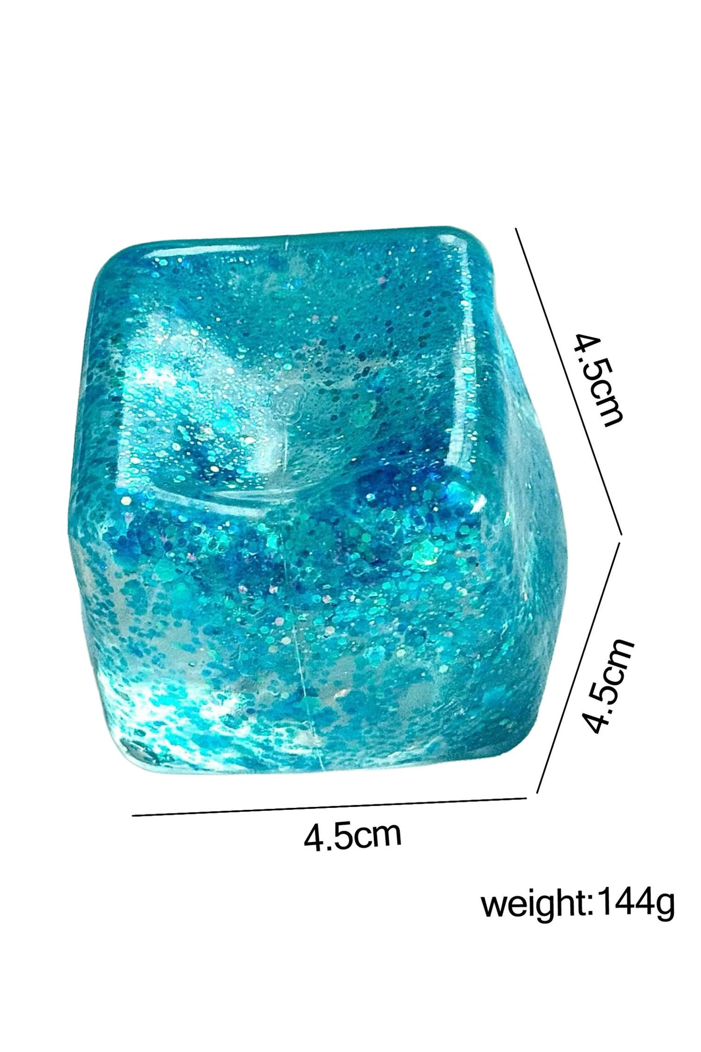Blue Glitter Squish