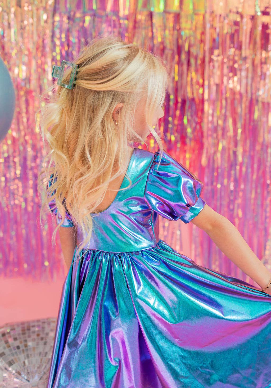 Aqua Party Dress