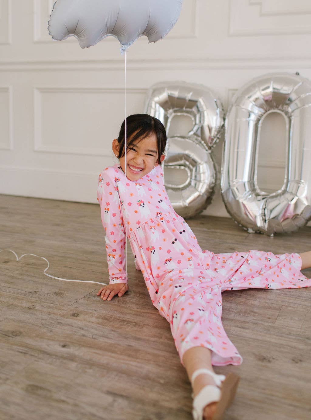 Floral Ghost Leggy Romper