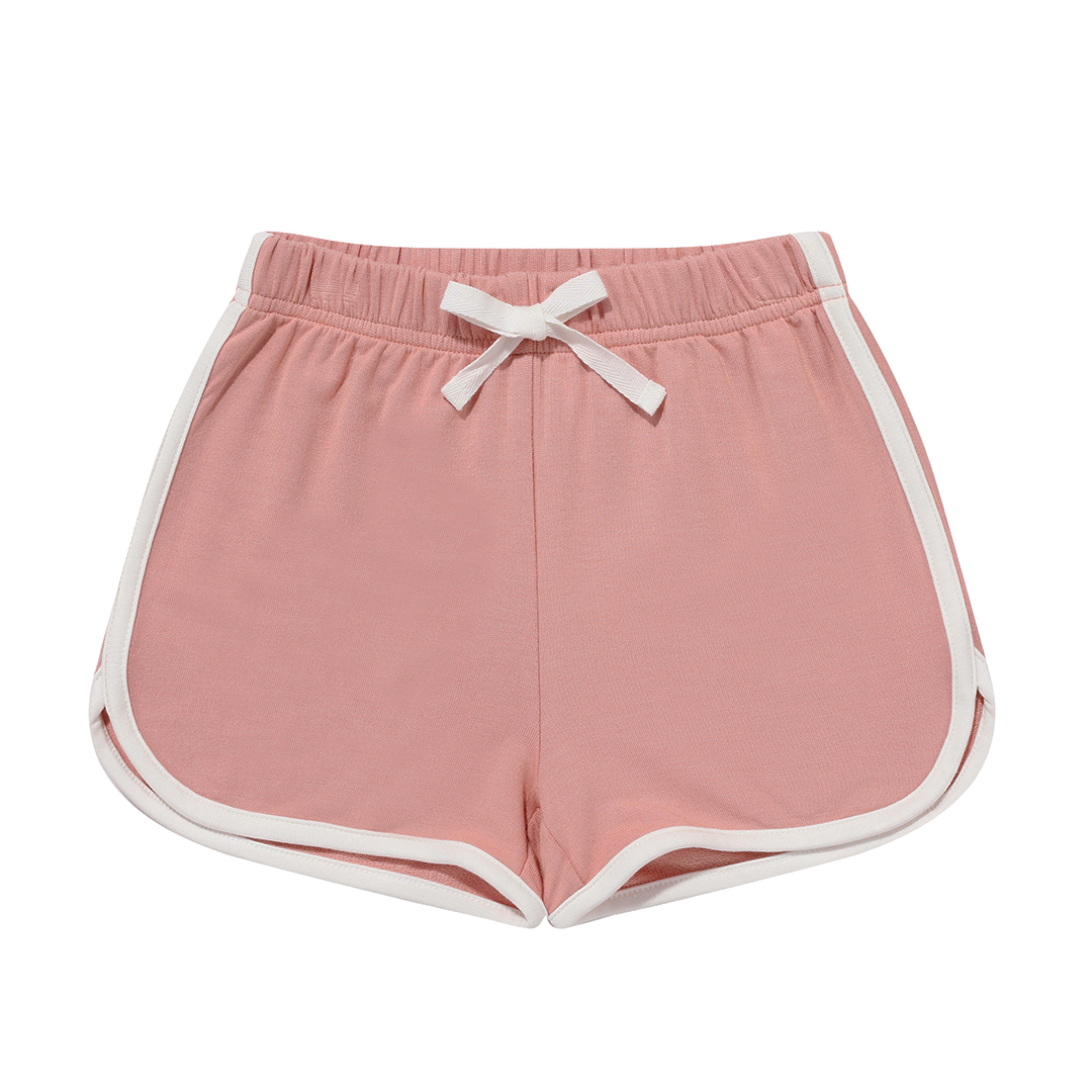 Dusty Rose Track Shorts (2/3, 4/5, 6/7)
