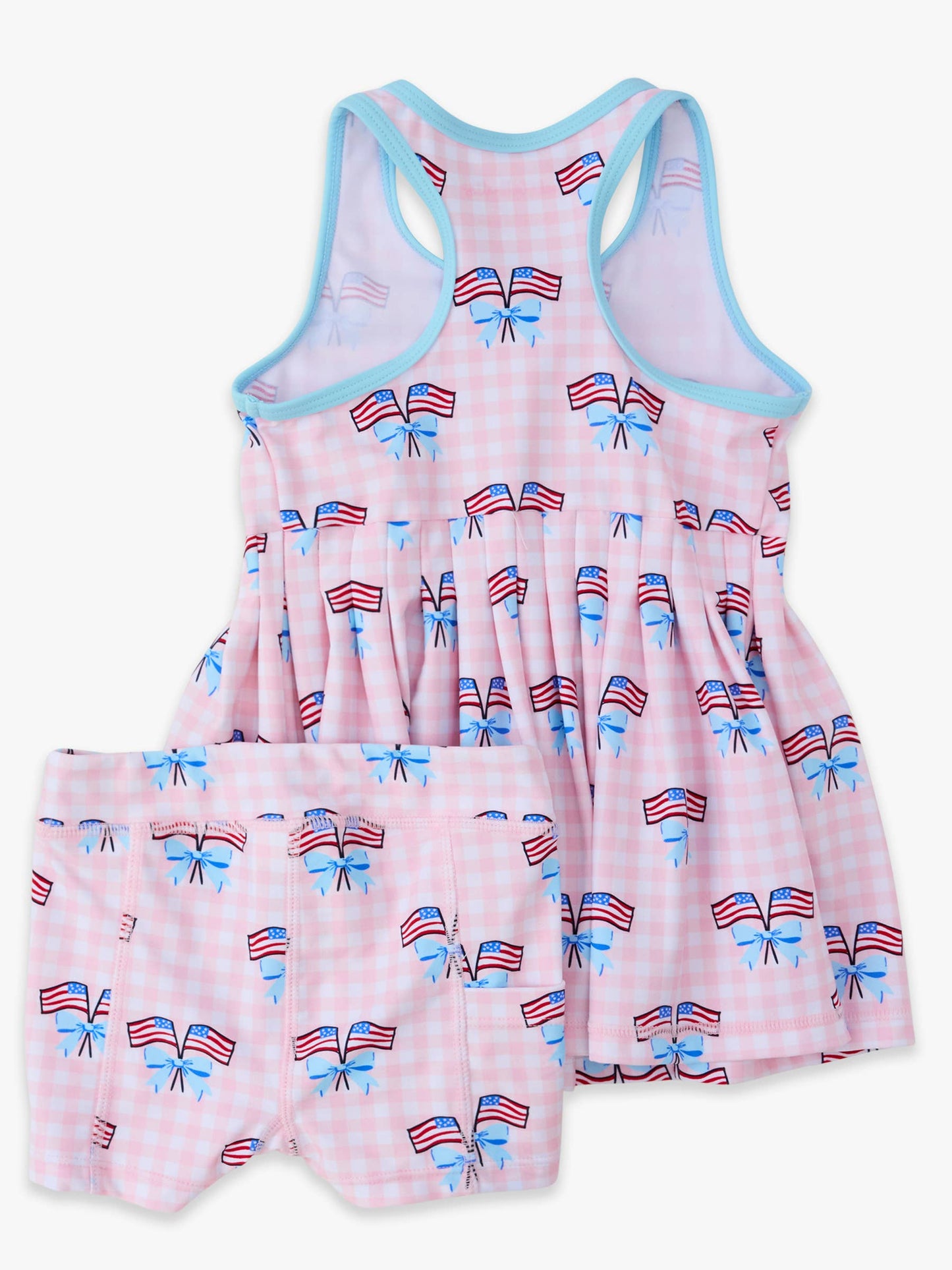 Patriotic Gingham Dress
