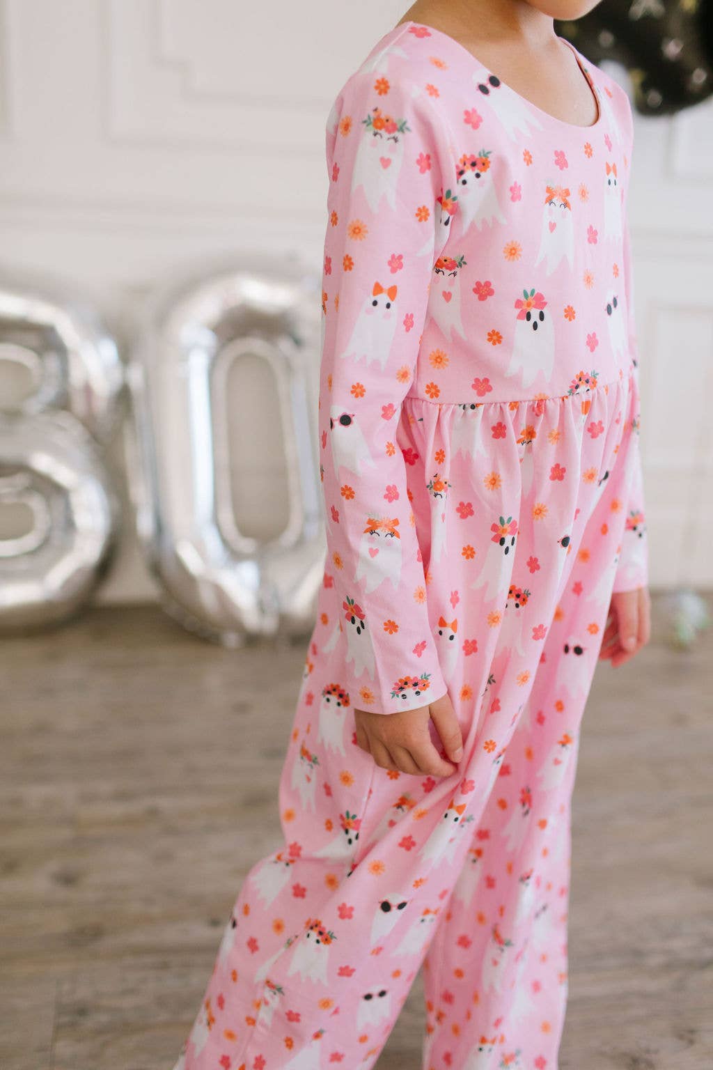 Floral Ghost Leggy Romper